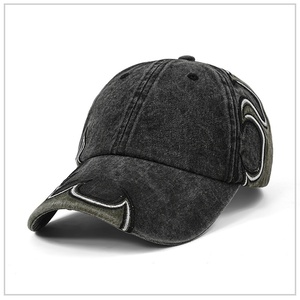 Gorra Snapback Personalizada de Algodón Lavado con Parche de Llama Bordado, Estilo Vintage Desgastado, Gorra de Béisbol para Hombre, Gorras Deportivas Urbanas - Product Image 5