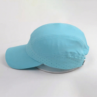 Casquettes de Sport Personnalisées à 5 Panneaux pour Hommes et Femmes, Séchage Rapide, Imperméables, Découpe Laser, Casquette de Baseball