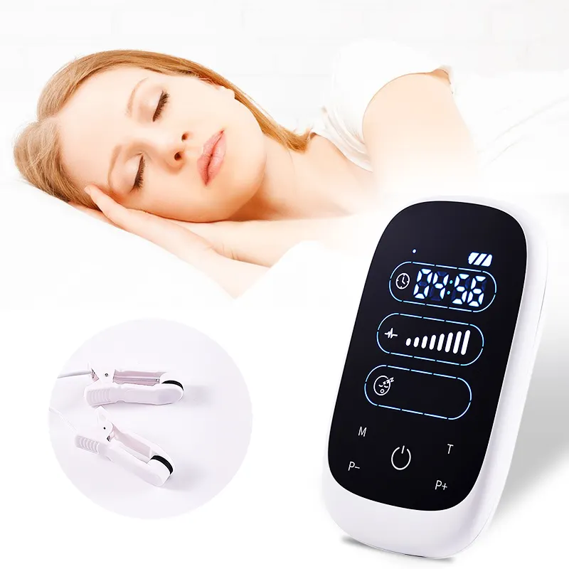 جهاز معون للنوم يعمل باللمس, جهاز معون للنوم مزود بشاشة تعمل باللمس ، جهاز محمول أفضل للاستخدام المنزلي لتخفيف الأرق والتوتر والاهتزاز