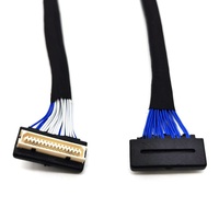Câble LVDS TFT 31 broches DF9 mâle vers 31 broches DF9 femelle, faisceau de connecteurs haute densité carte-à-carte pour écran LCD