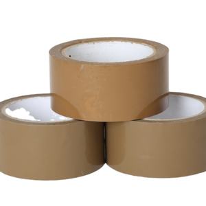 เทปบรรจุภัณฑ์สีน้ำตาลใส3นิ้วเทปกาวในตัวกันน้ำได้เทปกาวอะคริลิกร้อนละลายสำหรับเตือน - Product Image 6