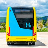 Bus public en gros Énergie électrique à l'hydrogène 105Kw 120Kw Châssis d'autobus urbain 14 27 sièges Bus électrique urbain