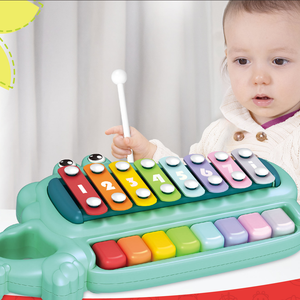 Juguete Educativo Multifuncional de Reconocimiento de Colores, Piano de Juguete con Teclas, Instrumentos Musicales para Niños con Luces y Música - Product Image 4