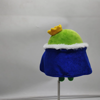 UYEAH CE OEM/ODM Desain Pribadi Monster King Boneka Plush Mainan Kapas PP Lembut Isian Empuk Boneka Figur Kartun Pahlawan Lucu dengan Jubah