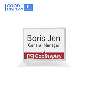 ป้ายกระดาษอิเล็กทรอนิกส์สี GooDisplay ขนาด 4.2 นิ้ว พร้อมฐานโลหะ ป้ายชื่อธุรกิจดิจิทัลแบบแก้ไขได้ DMPT042FB2 - Product Image 1