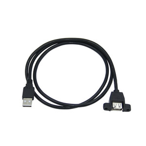 Endüstriyel Ekipmanlar için Özel USB 2.0 Erkek - Panel Montajlı USB Dişi Uzatma Kablosu - Product Image 3