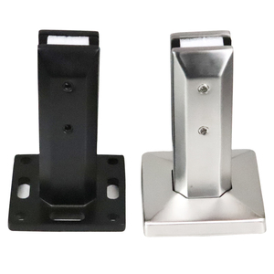 Balustrade <span class=keywords><strong>en</strong></span> verre à embouts montés sur béton Clôture de piscine <span class=keywords><strong>en</strong></span> acier inoxydable - Product Image 2
