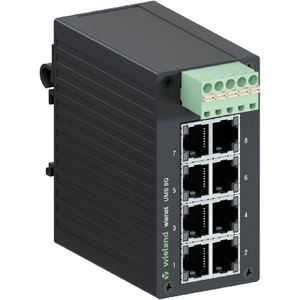 Wieland Wienet Ums 8G Industrial Ethernet <b>Switch</b> <b>8</b> <b>Port</b> Gigabit Unmanaged Network Device - Product Image 1