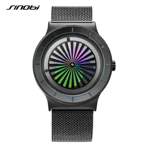 SINOBI 공장 최저가 디자인 남자 석영 시계 패션 포워드 맨을위한 독특한 우아함 크리에이티브 손목 시계
