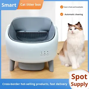 Automático Elétrico Gato Higiênico Inteligente Pet <span class=keywords><strong>Litter</strong></span> Caixa Desodorização One-Click Limpeza Cross-Border gato <span class=keywords><strong>Litter</strong></span> Caixa Automática - Product Image 3