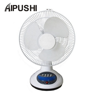 Ventilador de mesa eléctrico con luz led para el hogar, ventilador de mesa eléctrico de 12 pulgadas, 12 voltios, batería de litio recargable 18650, para exteriores, África, países árabes - Product Image 5