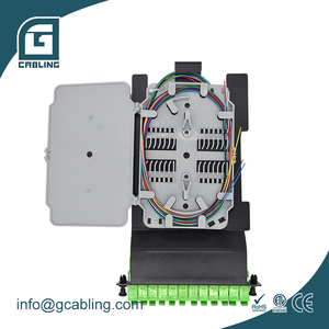 Gabinete de Red Gcabling para Telefonía, Panel de Conexiones de Fibra Óptica de 144 Núcleos, Marco de Distribución Óptica ODF 4U para Telecomunicaciones - Product Image 3