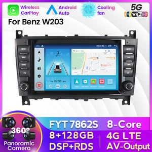 MEKEDE 8core lecteur dvd <span class=keywords><strong>de</strong></span> voiture Radio stéréo GPS WIFI petit écran pas <span class=keywords><strong>de</strong></span> machine <span class=keywords><strong>de</strong></span> contrôle pour Benz W203 coloré - Product Image 2