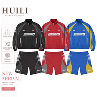 Survêtements personnalisés automne 2026 pour hommes – Ensemble veste coupe-vent et short en nylon pour la course et les activités sportives en extérieur – Fournisseur ODM OEM