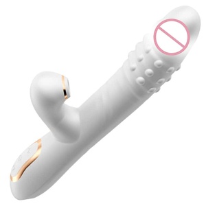 새로운 진동기 텔레스코픽 여성 자위기구 IPX6 방수 USB 충전식 10단계 40-60분 사용시간 마사지 스틱 성인용품 - Product Image 1