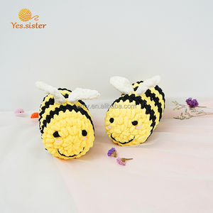Peluches <span class=keywords><strong>en</strong></span> tissu personnalisées Trapillo pour le crochet, jouets faits à la main, poupées, abeilles, animaux Amigurumi - Product Image 6