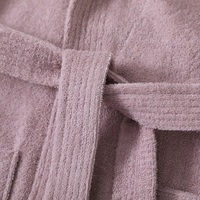 Peignoir de luxe 100 % coton, romantique, pour femmes et hommes, doux, absorbant, en tissu éponge, col châle, robe de spa, hiver, automne