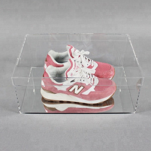 Spring Sign PMMA clear schuhe <span class=keywords><strong>Nike</strong></span> shoes case caja de zapatos de plástico acrílico zapatillas transparentes display Shoebox <span class=keywords><strong>con</strong></span> tapa - Product Image 6
