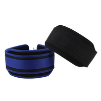 Ceinture de fitness en tissu tricoté et cuir microfibre pour la musculation en position accroupie et la protection lors des soulevés de terre