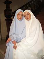 Khimar musulman modeste personnalisé pour femmes avec ourlet en dentelle, robe Abaya assortie, ensemble Khimar brodé, hijab long