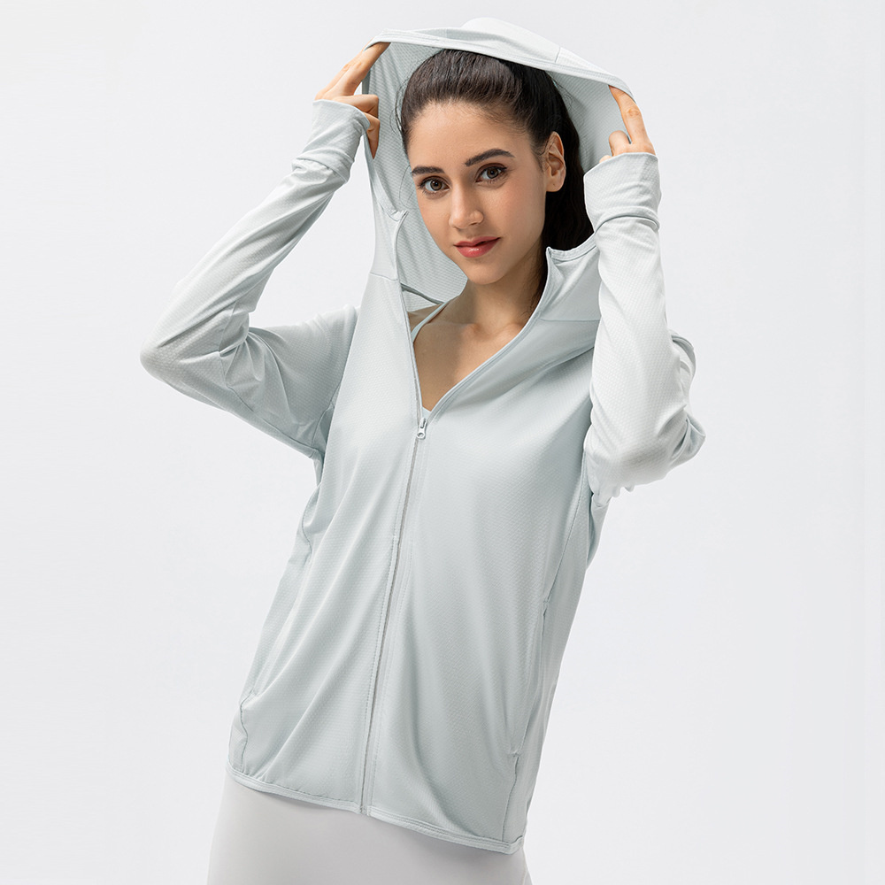 Женская летняя Солнцезащитная шелковая рубашка, короткая уличная куртка с широкими краями и защитой от ультрафиолета, 2023