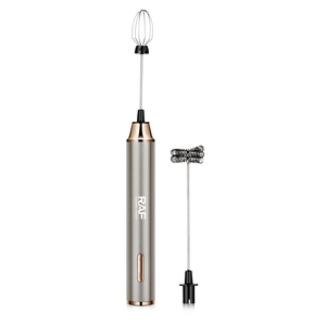 RAF 2025 2 en 1 3 velocidades USB recargable automático Matcha batidor con batidor de huevos Espumador de café eléctrico Espumador de leche de acero - Product Image 3