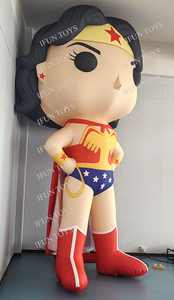 Publicidad al aire libre Personaje de dibujos animados inflable Superhéroe Mujeres Personaje de película - Product Image 2