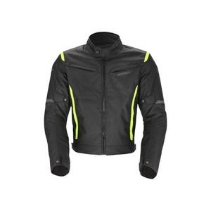 Giacca da Moto Acerbis CE X-MAT 2.0 AA - Poliestere 450D Giallo Fluorescente e Nero Estiva - Product Image 6