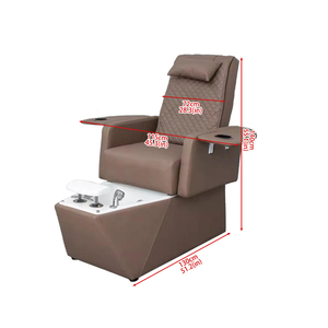 Luxury <strong>Pedicure</strong> <strong>Chair</strong> for Nail Salons Spa Massage <strong>Chair</strong> with Whirlpool Tub Adjustable Seat and Backrest - Product Image 6