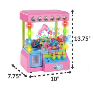 Máquina de Juegos Arcade de Garras de Unicornio Personalizada al por Mayor para Cumpleaños, Mini Máquina de Atrapar Dulces con Luces y Sonido - Product Image 3