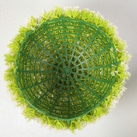 ZC plante artificielle boules topiaires extérieur rond grandes sphères de jardin Faux boules de verdure décoratives pour porte d'entrée décor à la maison