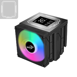 ฮีทซิงค์ทองแดงและอะลูมิเนียม Wanmisle C101 ขนาด 120 มม. พร้อมระบบระบายความร้อน CPU แบบ PWM Fluid Bearing รองรับ ARGB Sync สำหรับโปรเซสเซอร์ LGA1700/AM5 ประสิทธิภาพสูง - Product Image 2