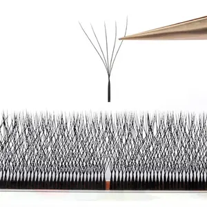 0.07Mm 5d Klaverwimpers Kriskras Wimperverlengingen 5d Vorm 8-15Mm Geweven Wimperverlenging