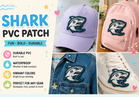 Patch en PVC thermocollant personnalisé, badge animal 3D, à appliquer sur les vêtements, décoration pour chapeau, veste, sac à dos, accessoires vestimentaires