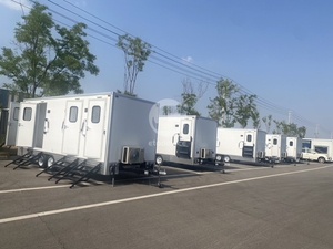 Remolque de Baño Móvil de Alta Calidad con Forma Cuadrada, Remolque de Baño Portátil Personalizado para Exteriores - Product Image 2