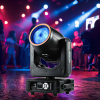 Luz Móvil de Cabeza 230W 7R Mini Sharpy con Anillo LED para DJ, Fiestas, Bodas, Eventos, Discotecas y Escenarios
