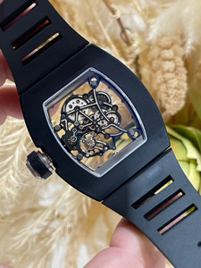 Best-selling Luxury Top-quality Black Ceramic <b>Skeletonized</b> Waterproof Tourbillon <b>Automatic</b> Mechanical <b>Watch</b> for Men - Product Image 5