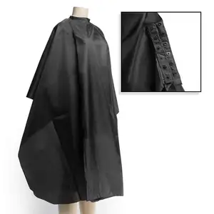 Groothandel Op Maat Bedrukte Professionele Kapsalon Nylon/Polyester Cape Kapper Schort Met Kliksluiting