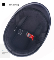 Casque de moto exclusif transfrontalier, design POLO, coque ABS, demi-casque pour un style affirmé, certifié DOT CE