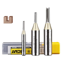 Fresa Recta de Tungsteno Cobalto TCT de 3 Filos para CNC, para Cortar Madera, MDF y Paneles de Contrachapado
