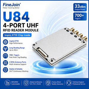 Module RFID UHF double processeur FJ-U84 Impinj E710, carte de lecteur 4 canaux, algorithme anti-collision V3.0, distance de lecture 0-35m, 700+ - Product Image 4
