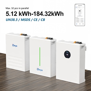 แบตเตอรี่โซลาร์เซลล์ Deye SE-F5 Pro LiFePO4 51.2V 100Ah 5KW 5.12kWh ชุดแบตเตอรี่ระบบโซลาร์เซลล์ แบตเตอรี่ลิเธียม - Product Image 2