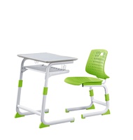 Table d'étude d'école primaire à hauteur réglable et chaises bureau et chaise d'étudiant