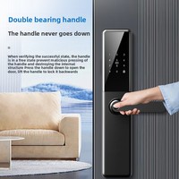 TOPTEQ P60 Smart Lock Poignée à double roulement WiFi Connecté Combinaison Déverrouiller Smart Cerradura Inteligente pour Maison Appartement
