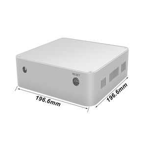 Produttori OEM Design personalizzato industria estrusione di alluminio anodizzato custodia TV Set Top Box Mini Computer custodia elettronica - Product Image 1
