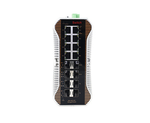 สวิตช์รวมสัญญาณอุตสาหกรรมแบบจัดการได้ พร้อมช่องเสียบ 8 กิกะบิต RJ45 + 4 SFP 10G SFP+ - Product Image 4