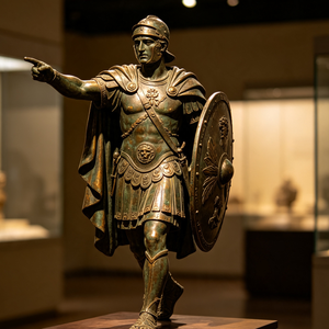 Statue de <span class=keywords><strong>soldat</strong></span> romain grandeur nature pour jardin extérieur - Product Image 4