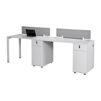 Chaise de bureau commerciale moderne et minimaliste avec boîte de câblage intégrée, panneau finition sans peinture, matériau HD-0D-03, vente en gros