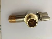 Robinet d'arrêt d'angle en laiton pour robinetterie, vanne triangulaire pour robinet de salle de bain, toilettes et lavabo
