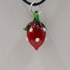 El yapımı minyatür Murano Lampwork cam meyve sebze kolye klasik takı yapımı için kanca ile özel renkli figürler - Product Image 4